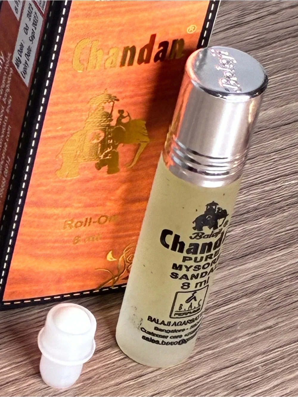 NWT Balaji Chandan Luxury Fragrance Roll-on Bottle 8ml